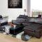 Luxury Corner sofa set top grain breather leather