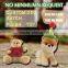 23cm high Microwaveable bear plush toy with flaxseed and lavender bag relaxing and pain relief