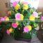 Hot Sale Artifical Bonsai for Nylon Cloth and Plastic 13pcs Flower for Celebration