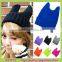 Winter Cheap Solid Color Cat Ear Knitted Hat