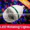 Fashionable 3W E27 RGB led crystal magic ball light Led Rotating Lamp