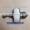 Internal mix flat spray air atomizing nozzle