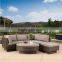 Flexible combination rattan handcraft outdoor patio used sectional sofas