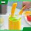 Kitchen accessories eco plastic round flatware knife storage rack holder
