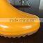 Fashion yellow pvc rain boots, cheap work shoes