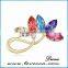 Top wholesale wedding flower brooch vintage crystal bridal crystal brooch