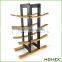 Bamboo wooden wine display rack/ Wine Bottle Holder Homex-BSCI