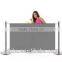 Cafe barrier with customized carvas