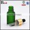 15ml perfume amber clear green blue glass dropper bottle aluminum cap essential oil empty 15ml glass dropper bottle free sample