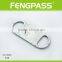 CC-1020A 9.0cm 2CR13 Stainless Steel Oval-Shaped Full Stainless Steel Cigar Cutter
