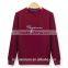 Cheaper o-neck colorful long sleeve fullover hoody for young men