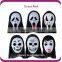 Adult Kids Ghost Skull Skeleton Scream Mask Robe Gloves Halloween Costume