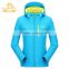 pure color polyester waterproof softshell women's spring jacket