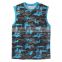 New Model Wholesale Sleeveless Camo Cheapest Ladies T Shirt With Pocket