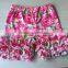 Manufactured in China children floral prints ruffle shorts factory directly wholesale kids summer shorts