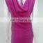 Factory wholesale 100% pure cashmere dress red no sleeves sweater for sexy women
