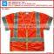 ANSI high visibility fluorescent mesh short sleeves reflective clothes,safety jackets