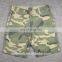 Factory whloesale Mens camo print shorts custom design cotton twill shorts men