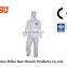 Disposable SF/Microporous protective safety coverall With Hood