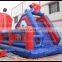 Promotion inflatable slide, inflatable superman castle, combo cartoon castle