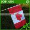 hotsell cheap promotional hand shaking mini canadian stick flags