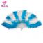 Newest design beautiful stage performance feather belly dance fan for women with size 29cm P-9067#
