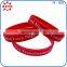 2015 xieyuan one color filled silicone round wristbands