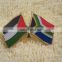 Palestine and South Africa Solidarity Freedom Enamel Flag Pin