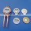 wholesale logo golf ball marker hat clip and divot tool set, customized golf accessory products