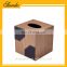 Hot selling hotel leather accessories leather service directory menu card holder wordpad tissue box the remote seat cushion