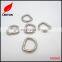 Factory supply 13.5mm small Welded D ring buckle