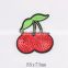 Custom Apple Grape Cherry Fruit Shape Sew On Sequins Embroidered Patch
