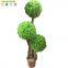 wholesale artificial fake plastic topiary boxwood hedge balls spiral tree