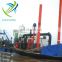 Separable hydraulic mechanical cutter suction sand mining dredger