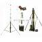 trailer mounted electrical mechanical telescopic mast with winch