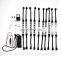 10pc Motorcycle LED Under Glow Light for Multi-Color Neon Strip Remote Control