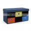Modern design wholesale china supplier soft storage box foot stool foldable pattern ottoman drawer