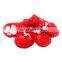 New red elk warm cotton non-slip bottom christmas dog knit socks