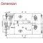 12V  2.2KW Hydraulic Dc Motor for forklift power unit