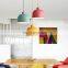 Nordic style colourful hanging lamp Modern Chandelier pendant light for resturuant office bar Living room