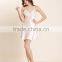 Cheap Satin Silk Fuchsia Sexy Women Nightgown /Spaghetti Strap Stain Women Robe