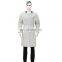 Washable Ppe Waterproof Protective Gown Reusable Polyester+ TPU Yellow Blue with Elastic Cuff Isolation Gowns