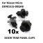 1672 New Plastic Black Car Bumper Fastener Trim Clip Rivets For Renault 7703072360