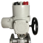 Electric actuator floating ball valve