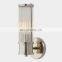 New rod bracket glass tube  light design living room hotel  led wall lamp