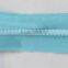 Crystal water color polyester open end zipper