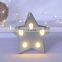 custom christmas decoration wood crafts with led light parties decors