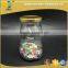 250ml clear bear shape glass candy jar