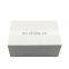 Wholesale custom logo white clamshell paper set box jewelry necklace ring watch box