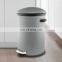 2022 Hot sale amazon household 12l 20L pedal bin in stainless steel pedal bin